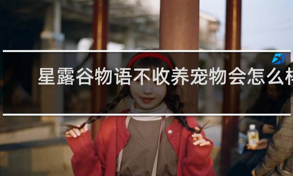 星露谷物语不收养宠物会怎么样