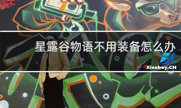 星露谷物语不用装备怎么办