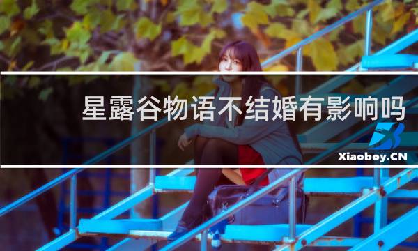 星露谷物语不结婚有影响吗