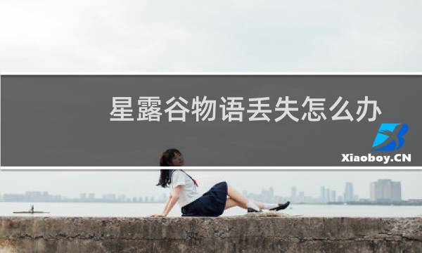 星露谷物语丢失怎么办