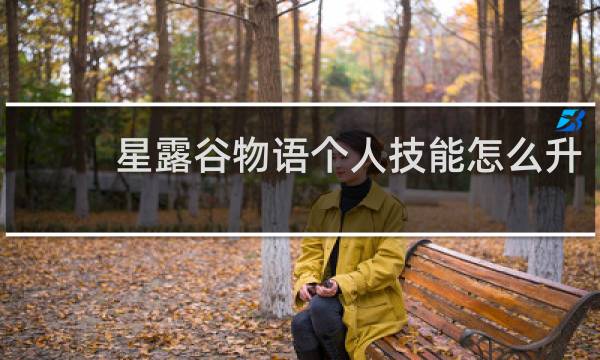 星露谷物语个人技能怎么升