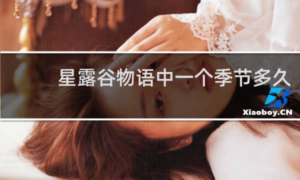 星露谷物语中一个季节多久