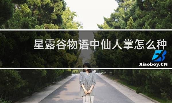 星露谷物语中仙人掌怎么种