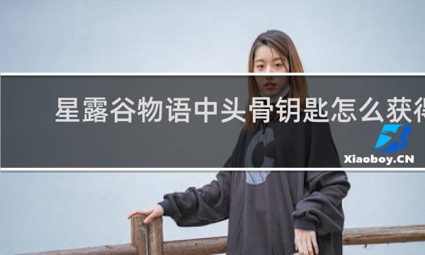星露谷物语中头骨钥匙怎么获得