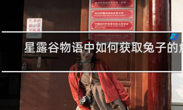 星露谷物语中如何获取兔子的角