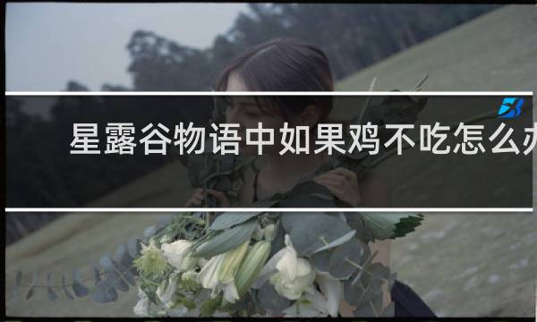 星露谷物语中如果鸡不吃怎么办