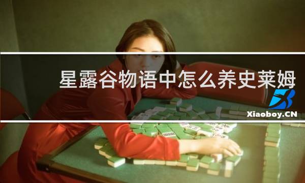 星露谷物语中怎么养史莱姆