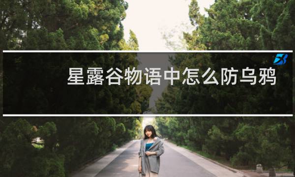 星露谷物语中怎么防乌鸦