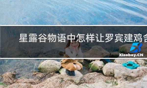 星露谷物语中怎样让罗宾建鸡舍