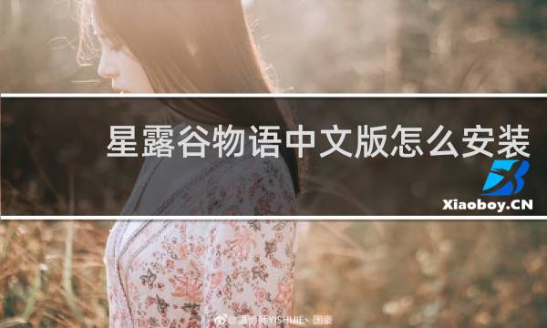 星露谷物语中文版怎么安装
