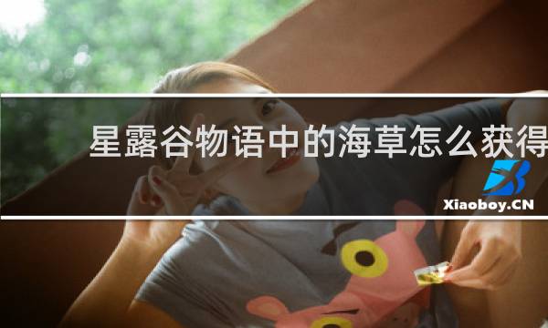 星露谷物语中的海草怎么获得