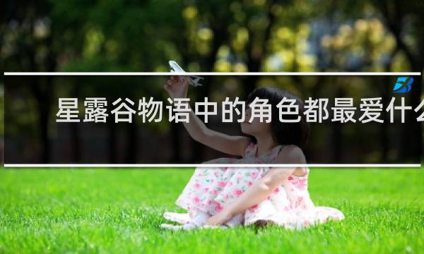 星露谷物语中的角色都最爱什么