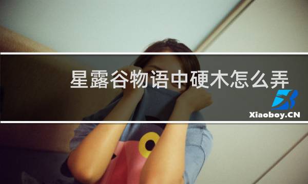 星露谷物语中硬木怎么弄