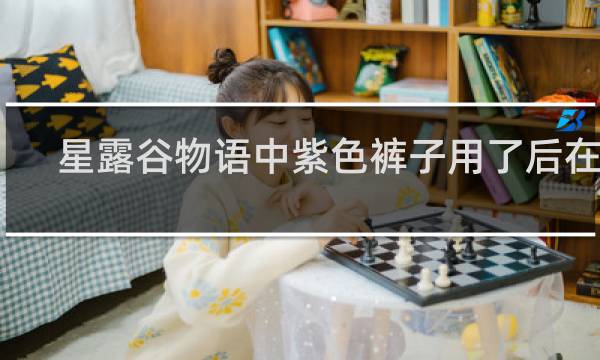 星露谷物语中紫色裤子用了后在哪