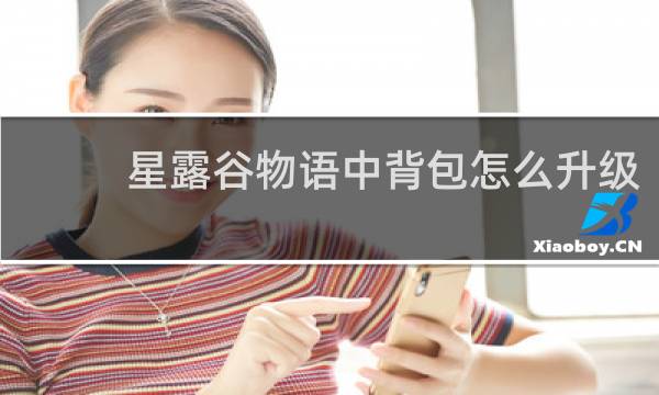 星露谷物语中背包怎么升级