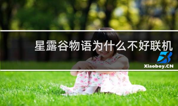 星露谷物语为什么不好联机