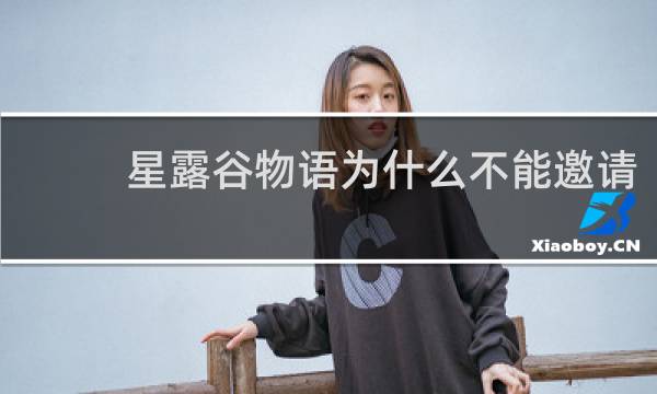 星露谷物语为什么不能邀请