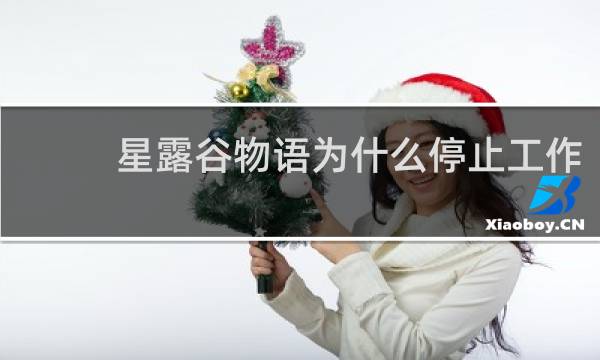 星露谷物语为什么停止工作