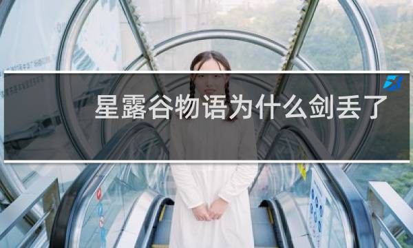 星露谷物语为什么剑丢了