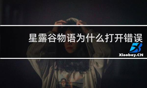 星露谷物语为什么打开错误