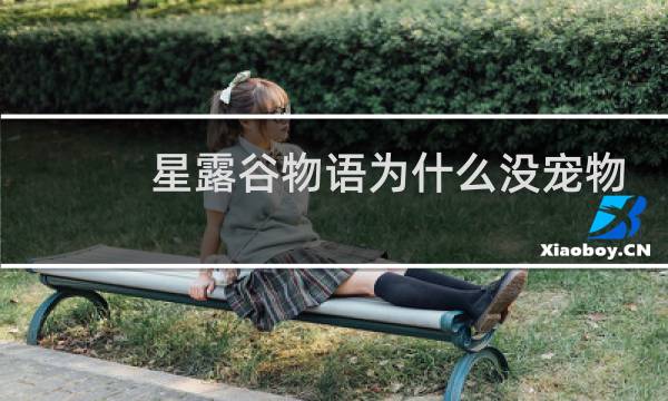 星露谷物语为什么没宠物