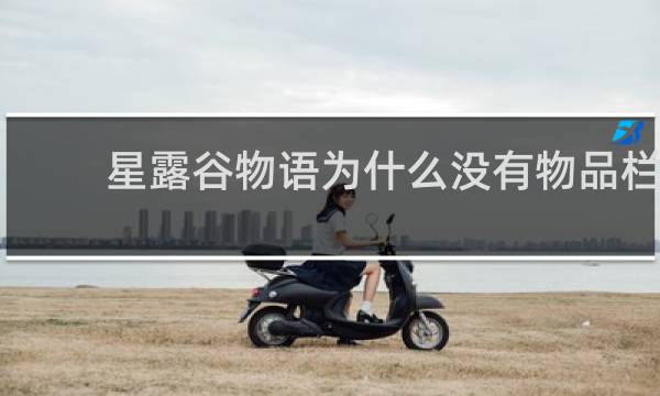 星露谷物语为什么没有物品栏