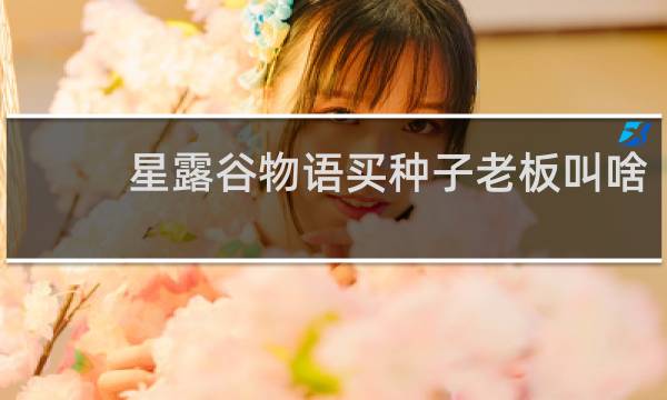 星露谷物语买种子老板叫啥