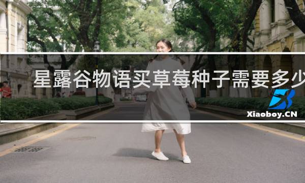 星露谷物语买草莓种子需要多少g