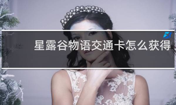 星露谷物语交通卡怎么获得