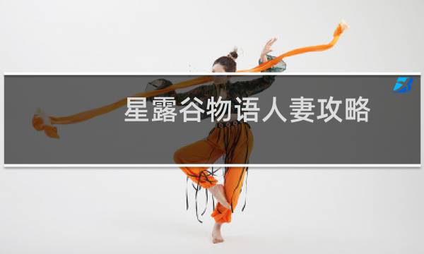 星露谷物语人妻攻略