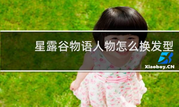 星露谷物语人物怎么换发型