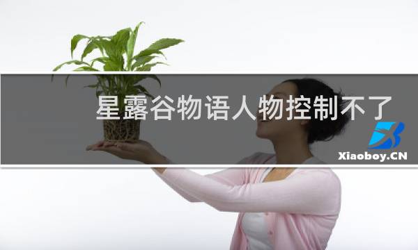 星露谷物语人物控制不了