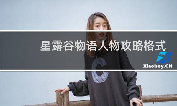 星露谷物语人物攻略格式