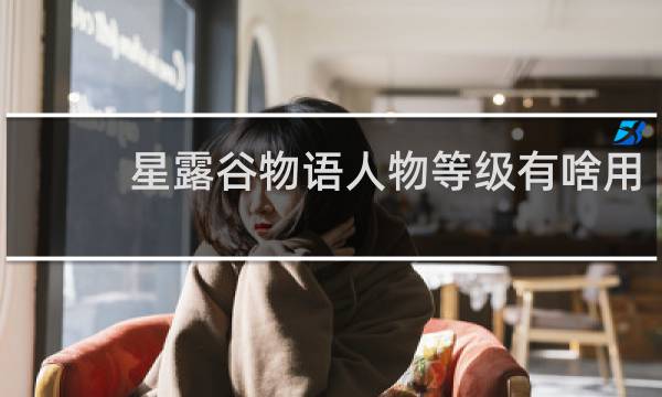 星露谷物语人物等级有啥用