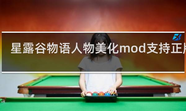 星露谷物语人物美化mod支持正版么