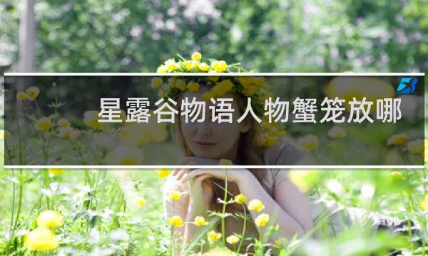 星露谷物语人物蟹笼放哪