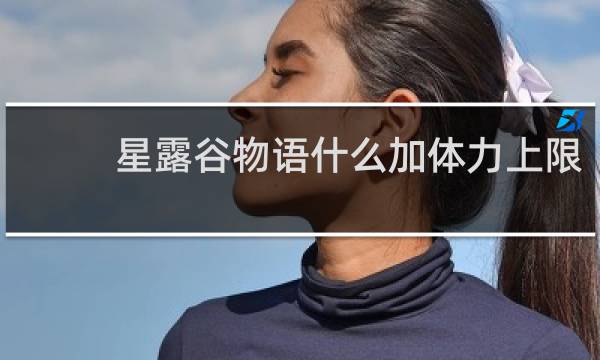星露谷物语什么加体力上限
