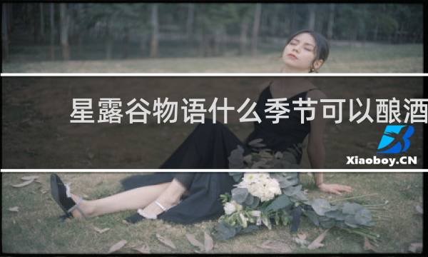 星露谷物语什么季节可以酿酒