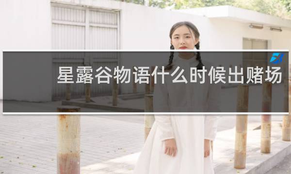 星露谷物语什么时候出赌场