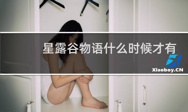 星露谷物语什么时候才有
