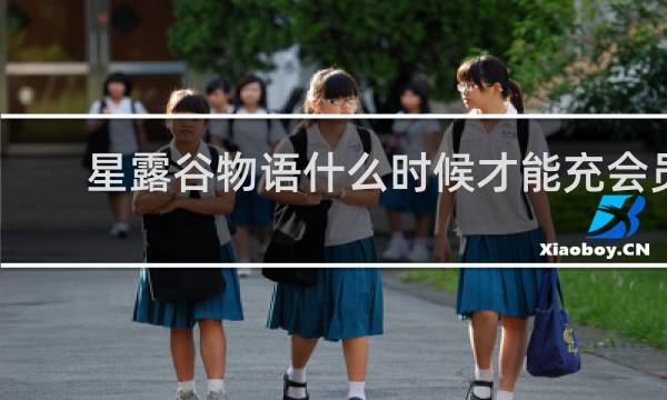 星露谷物语什么时候才能充会员