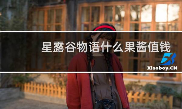 星露谷物语什么果酱值钱