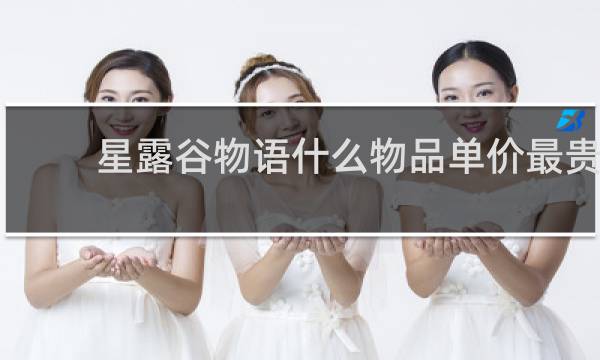 星露谷物语什么物品单价最贵