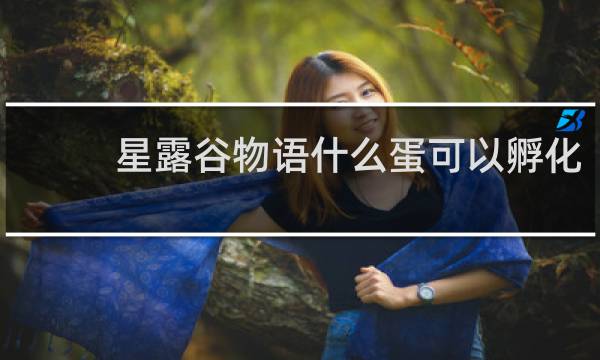 星露谷物语什么蛋可以孵化