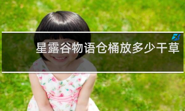 星露谷物语仓桶放多少干草