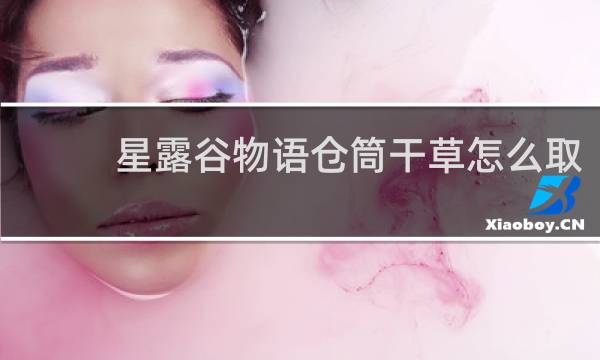 星露谷物语仓筒干草怎么取