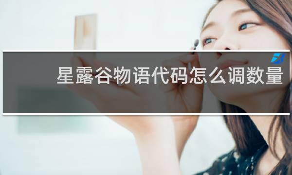 星露谷物语代码怎么调数量