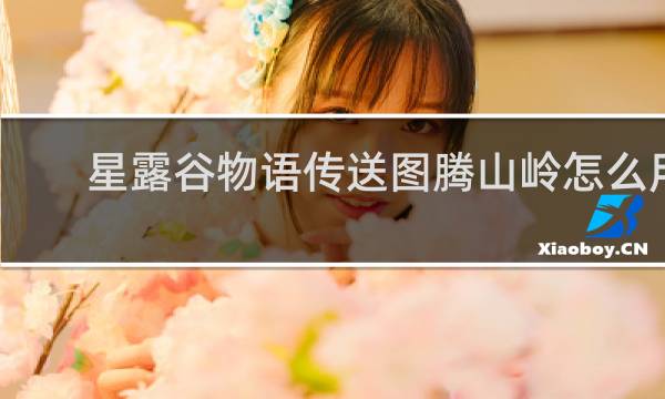 星露谷物语传送图腾山岭怎么用