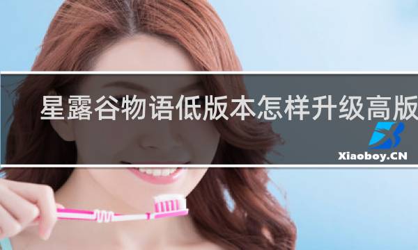 星露谷物语低版本怎样升级高版本