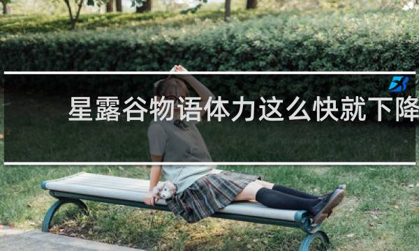 星露谷物语体力这么快就下降